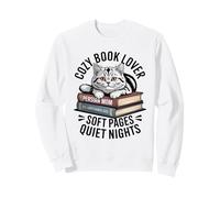 Cozy Book Lover Persian Mom Soft Pages Quiet Nights Sweatshirt