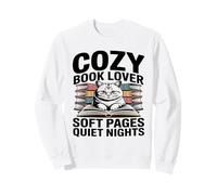 Cozy Book Lover Persian Mom Soft Pages Quiet Nights Sweatshirt