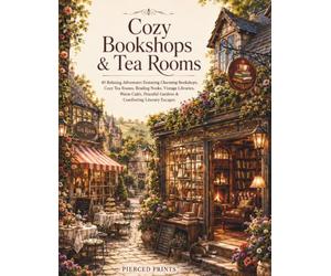 Cozy Bookshops & Tea Rooms: 40 Relaxing Adventures Featuring Charming Bookshops, Cozy Tea Rooms, Reading Nooks, Vintage Libraries, Warm Cafés, Peaceful Gardens & Comforting Literary Escapes
