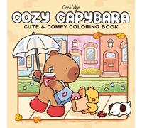 Cozy Capybara: Coloring Book for Adults and Kids (Cozy Spaces Coloring)