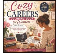 Cozy Careers Coloring Book for Women: Stress Relief and Relaxation Through Peaceful Work-Life Scenes, Mindful Coloring, and Self-Care Escape