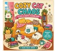 Cozy Cat Chaos: A Cute & Chaotic Coloring Book