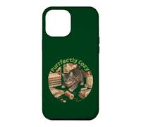 Cozy Cat Couture Quilting Craft Lover Vintage Purrs Design Coque pour iPhone 12 Pro Max