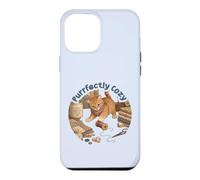 Cozy Cat Couture Quilting Craft Lover Vintage Purrs Design Coque pour iPhone 12 Pro Max