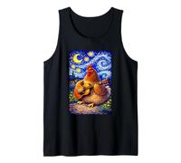 Cozy Chicken Playing Guitar Whimsical Art Music Farmer Hen Débardeur