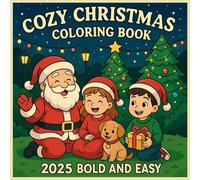 Cozy Christmas Coloring Book 2025: Bold and Easy Holiday Designs for Relaxation and Stress Relief | Festive Winter Scenes, Santa, Trees, and Cozy ... for Stress Relief and Holiday Cheer in 2025