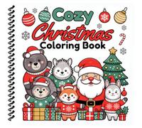 Cozy Christmas Coloring Book: Bold & Easy Designs for Mindfulness and Relaxation