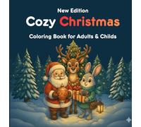 Cozy Christmas: Coloring Book for Adults & Childs