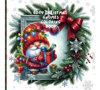 Cozy Christmas Gnomes Coloring Book