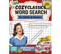 Cozy Classics Word Search: A Large Print Puzzle Book For Adults & Seniors To Relax