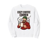 Cozy Coffee Corner Outdoor Amateur de Plein air Humour Sweatshirt