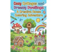 Cozy Cottages and Dreamy Dwellings: A Creative House Coloring Adventure: Easy and Large-Print Designs for Kids Ages 4-8: 50 Adorable Outlines ... Magical Homes to Spark Imagination and Focus