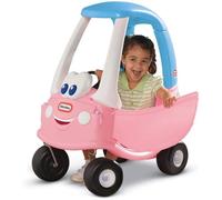 little tikes Voiturette Princesse Coupé Cozy - Conduisez avec Un Vrai klaxon de Travail, Interrupteur d'allumage à clic & Carburant