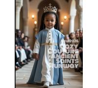 Cozy Couture Ancient Saints Runway: 50 Live Runway Photo Printable Art & 50 Hygge Vibes Baby Saint Factual Scenes for Stress Relief Spiritual Adult Coloring