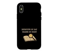 Cozy Crime Club Mystery Reader Bookish Sleuth Cadeau Coque pour iPhone X/XS