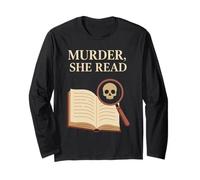 Cozy Crime Club Mystery Reader Bookish Sleuth Cadeau Manche Longue