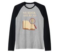 Cozy Crime Club Mystery Reader Bookish Sleuth Cadeau Manche Raglan