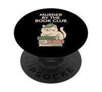 Cozy Crime Club Mystery Reader Bookish Sleuth Cadeau PopSockets PopGrip Adhésif