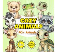 Cozy Critters: Bold and Easy Nature's World Coloring Book: Perfect for Kids Ages 3-6, Toddlers and Preschoolers