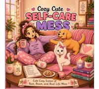 Cozy Cute Self-Care Mess: Cute Cozy Scenes of Rest, Reset, and Real Life Mess