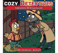 Cozy Detectives Kolorowanka Detektywistyczna: Relaksująca Kolorowanka dla Młodzieży i Dorosłych - 40 Ręcznie Rysowanych Ilustracji