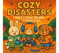 Cozy Disasters Vol.1 - Cozy Quake Coloring Book: Fun Earthquake Adventures, Adorable Animal Chaos & Wholesome Survival Scenes to Color for all Ages and to Relieve Stress.