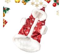 Cozy Dog Jacket, Thick Padded Vest, Winter Dog Outfit, Dog Winter Coat, Holiday Pet Clothing, Stylish Dog Wear, Soft Dog Vest, Windproof Warm Dog Garments, Cold Weather Dog Jacket Clothing for Winter