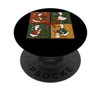 Cozy Ducks Winter Wonderland Christmas Joy Scène PopSockets PopGrip Adhésif