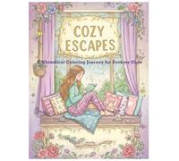 "Cozy Escapes: A Whimsical Coloring Journey for Dreamy Girls": "Cozy Moments: Color Your Way to Relaxation and Joyful Days"