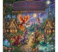 Cozy Fantasy Coloring Book Mythical Creatures of the Enchanted Realm: 50 Enchanting Coloring Pages Featuring Dragons, Unicorns, Phoenixes, Griffins, Fairies, and Legendary Creatures in Magical Worlds