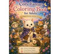 Cozy Fantasy COLORING BOOK4: Your Colors Bring the Story to Life.
