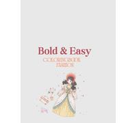 Cozy Fashion & Sparkling Gems: Bold and Easy Coloring Book: Simple and Elegant Dresses with Jewelry for Stress Relief and Relaxation