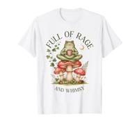 Cozy Frog Full of Rage and Whimsy Funny Frog Meme T-Shirt