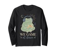 Cozy Frog Gamer Manette de Casque We Game at Dawn Manche Longue