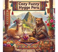Cozy Fuzzy Hygge Peru: Bold & Easy Line Art Design Coloring Book | Relaxing Retreats, South American Cultural Scenes, Cute Animal Travel Adventures | ... Relief, Meditation, & Mindfulness Therapy