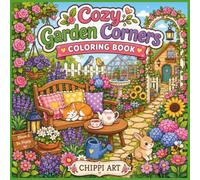 Cozy Garden Corners Coloring Book: Bold and Easy Coloring Pages Featuring Peaceful Outdoor Nooks, Flowers, Plants, Benches, and Relaxing Garden Scenes