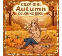 Cozy Girl Autumn Coloring Book: Bold and Easy, Cute Vibes for Cozy Coloring Fun, Fall Moments & Girl Vibes for Teens and Adults