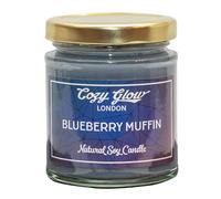 Cozy Glow Bougie de soja parfumée Muffin aux myrtilles Temps de combustion 30 heures Pot de 193 g