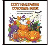 Cozy Halloween Coloring Book for Adults: Spooky & Relaxing Designs for Stress Relief: 139 Pages of Witches, Pumpkins, Ghosts, and Haunted Houses | 8.5" x 8.5" Large Print with Premium Coil Binding