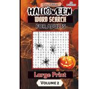 Cozy Halloween Word Search For Adults - Large Print Volume 2: Chilling Holiday Challenges in a 6x9 Puzzle Book with 106 Pages | Perfect Size for Travel or Gifting