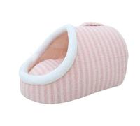 Cozy Hideaway Pet Bed, Dog Bed with Cover Cave, Cat Sleeping Bag for Indoor Cats, Cozy Cocoon Pet Bed for Dogs (Pink, L-12.5Kg(60 * 45 * 35 25cm))