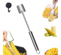 Cozy Home Corn Peeler, Corn Peeler for Corn on the Cob, Stainless Steel Corn Peelers, Serrated Corns Stripper Peelers for Home, BBQ & Restaurant Use, Easy to Clean, Save Time (shovel)