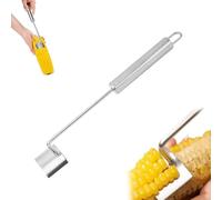 Cozy Home Corn Peeler, Stainless Steel Kernel Stripper Tool with Long Handle Serrated Blade for Effortless Cob Removal, Easy Clean Kitchen Gadget for Home Cooking BBQ Restaurants (1 Pc)
