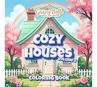 Cozy Houses Vol. 2 Coloring Book: Cute Kawaii Dream Homes to Color for Kids and Adults