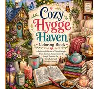 Cozy Hygge Haven Coloring Book: A Relaxing Collection of Cozy Cottages, Warm Interiors, Nature Scenes & Simple Pleasures for Stress Relief and Mindful Coloring