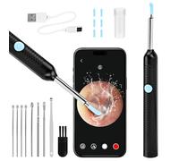 Cozy Inviting 1920x1080 Wi-Fi Nettoyeur Oreille Camera, Nettoyage Oreille IP67, Étanche 6 LED, Nettoyant Oreille Kit Adapté aux Smartphones et iOS et Android