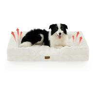 COZY KISS Cama OrtopéDica Para Perros, De Piel SintéTica, Ideal Para Perros Grandes. Sofá Con Acolchado De Espuma De Alta SujecióN, Funda Impermeable, Antideslizante, Suave, CáLida, Lavable, Talla XL