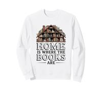 Cozy Library Home is Where The Books are Citation Sweatshirt