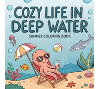 Cozy Life in Deep Water - Summer Coloring Book: A Cute and Relaxing Underwater Adventure for Kids