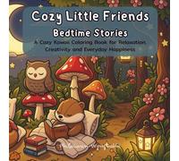 Cozy Little Friends: Bedtime Stories: A Cozy Kawaii Coloring Book for Relaxation, Creativity and Everyday Happiness